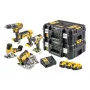 Elektrinių įrankių rinkinys DeWALT DCK500P3T-QW, 18V, 3 baterijos