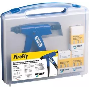 Aklinų kniedžių veržlių įrankis GESIPA FireFly modelis 1435453 su priedais