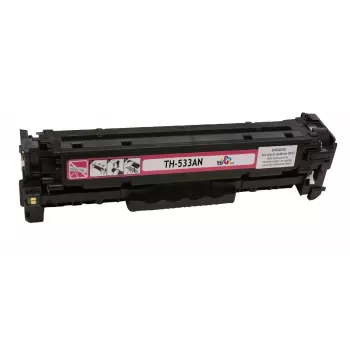 Toner TB suderinamas su HP CC533A, 100% naujas, rausvai raudona