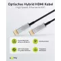 Goobay 65573 HDMI kabelis 100 m HDMI Type A (Standartinis) Juoda - Sidabrinė (65573)