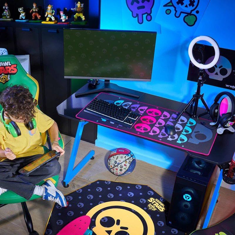Subsonic žaidimų pelės kilimėlis XXL Brawl Stars Skull Repeater
