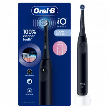 Oral-B iO2 elektrinis dantų šepetėlis Night Black