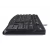 K120 laidinė klaviatūra, laidinė, USB, QWERTZ, juoda