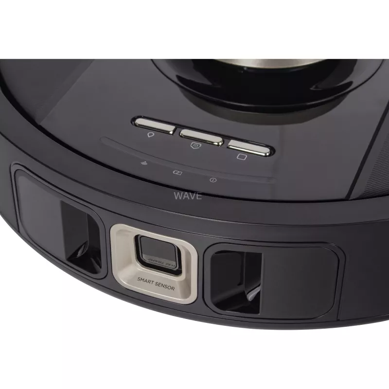 Shark PowerDetect NeverTouch Pro RV2800ZEEU 2-in-1 dulkių siurblys ir šluostymo robotas, LiDAR, 20kPa, juodas
