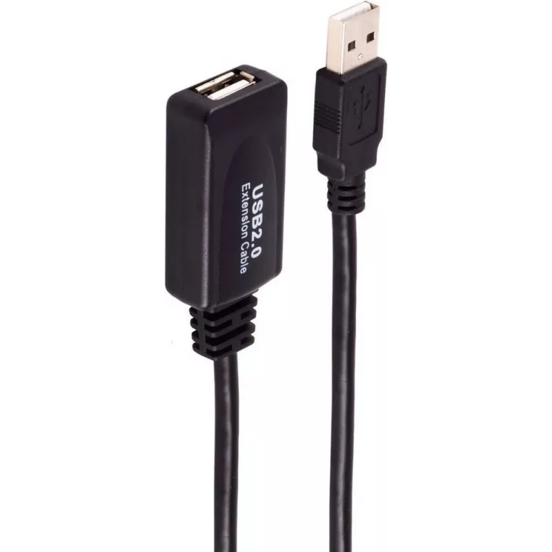USB laidas ShiverPeaks BS13-26085 15 m USB A Juodas USB 2.0