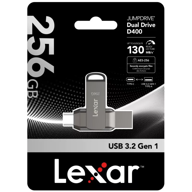 USB atmintukas Lexar 256 GB USB Type-C LJDD400256G-BNQNG