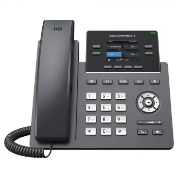 IP telefonas Grandstream Networks GRP2612G juodas 4 linijos LCD