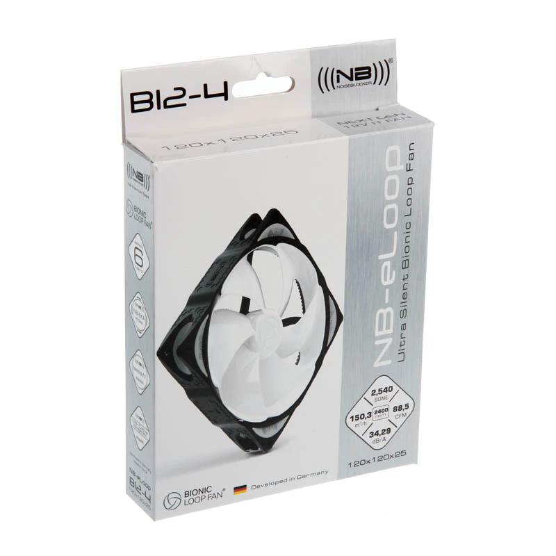 Noiseblocker eLoop B12-4 ventiliatorius