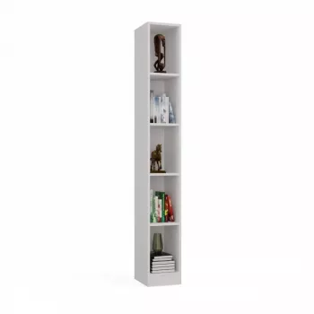 top e shop knygų lentyna REGAŁ R25 25 cm balta — vienos sekcijos knygų lentyna