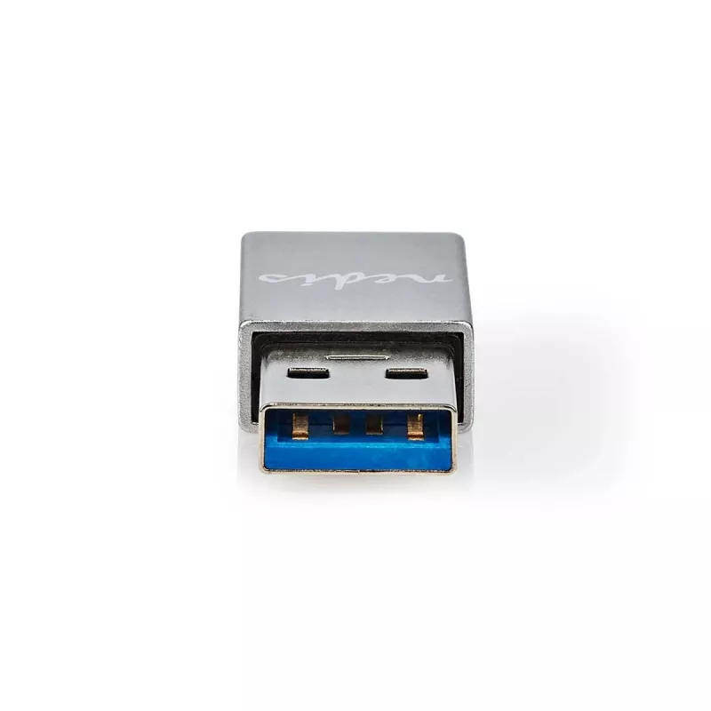 „Nedis“ USB-A adapteris USB 3.2 Gen 1 | USB-A kištukas | USB-C™ lizdas | 5 Gbps | nikeliuotas | juodas | dėžutė (CCGB60925GY)