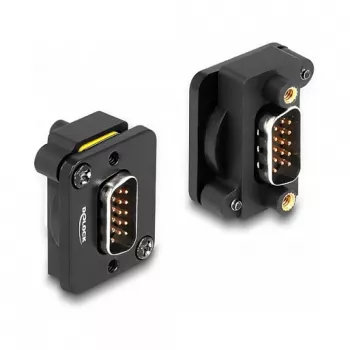 DeLOCK D tipo modulis VGA kištukas–kištukas, juodas, 31 mm x 25 mm x 16 mm