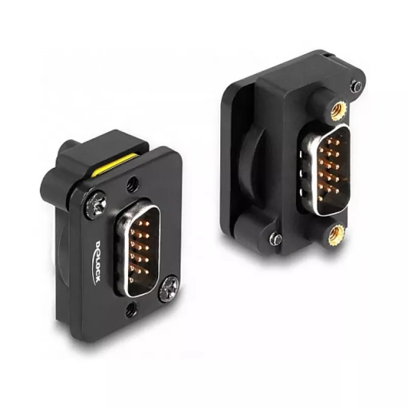DeLOCK D tipo modulis VGA kištukas–kištukas, juodas, 31 mm x 25 mm x 16 mm