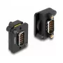 DeLOCK D tipo modulis VGA kištukas–kištukas, juodas, 31 mm x 25 mm x 16 mm