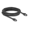 Delock - tinklo kabelis - RJ-45 (M) į RJ-45 (M) - 5,0 m - 7,5 mm - S/FTP - CAT 8,1 - be halogenų, užsifiksuojantis, iki 40 Gbps duomenų perdavimo sparta - juodas (80236)