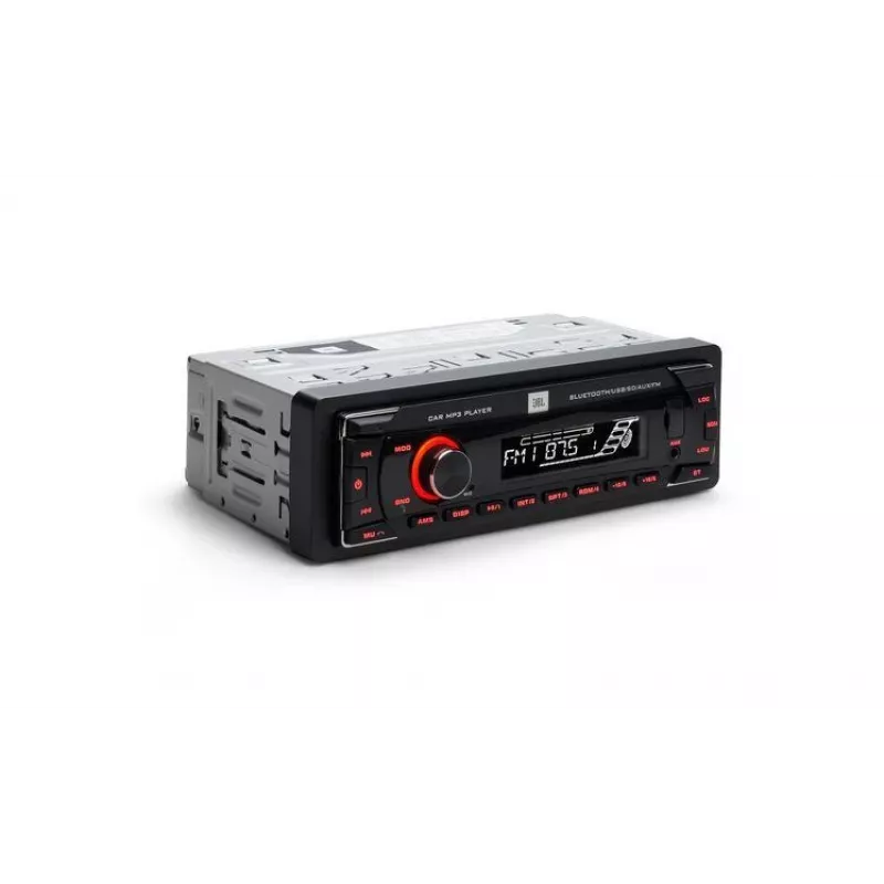 Automobilinis grotuvas JBL Celebrity 100 — vieno DIN MP3 grotuvas su USB ir AUX įėjimais