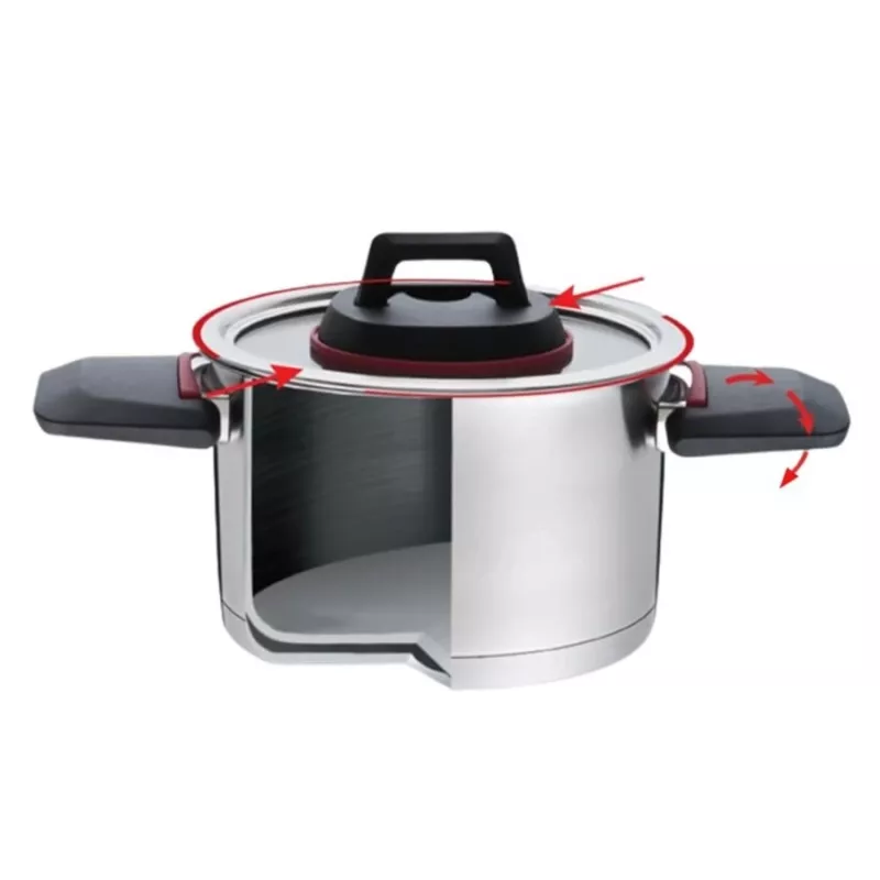 Maestro MR-3530-20 Puodas su sulankstomomis rankenomis 3,2 l