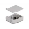 DeLOCK DIN bėgio adapteris RJ45 lizdas į RJ45 lizdą Cat.6A Pilka