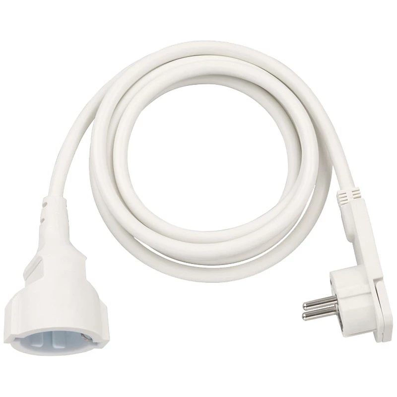 brennenstuhl H05VV-F 3G1,5 - Maitinimo prailginimo laidas - CEE 7/4 (W) į CEE 7/4 (M) - 3,0m - Balta (1168980230)