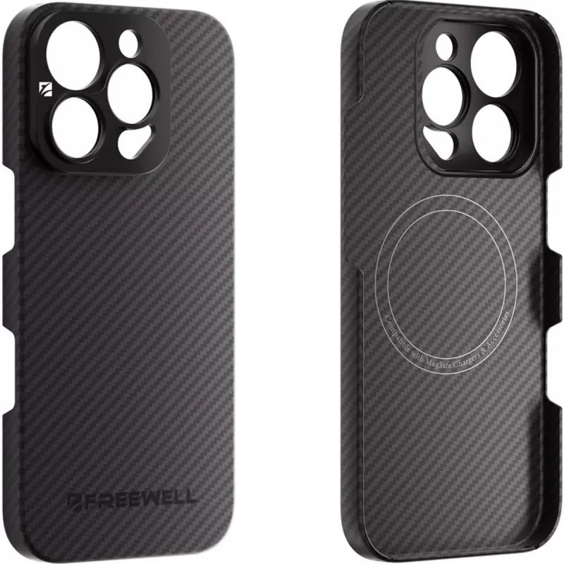 Apsauginis Freewell dėklas „iPhone 16 Pro Max“ su integruotu 17 mm objektyvo laikikliu