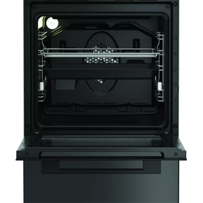 Whirlpool viryklė | W5G8LMSWTA | Kaitlentės tipas Dujinis | Orkaitės tipas Elektrinė | Antracitas | Plotis 50 cm | Gylis 60 cm | 60 l