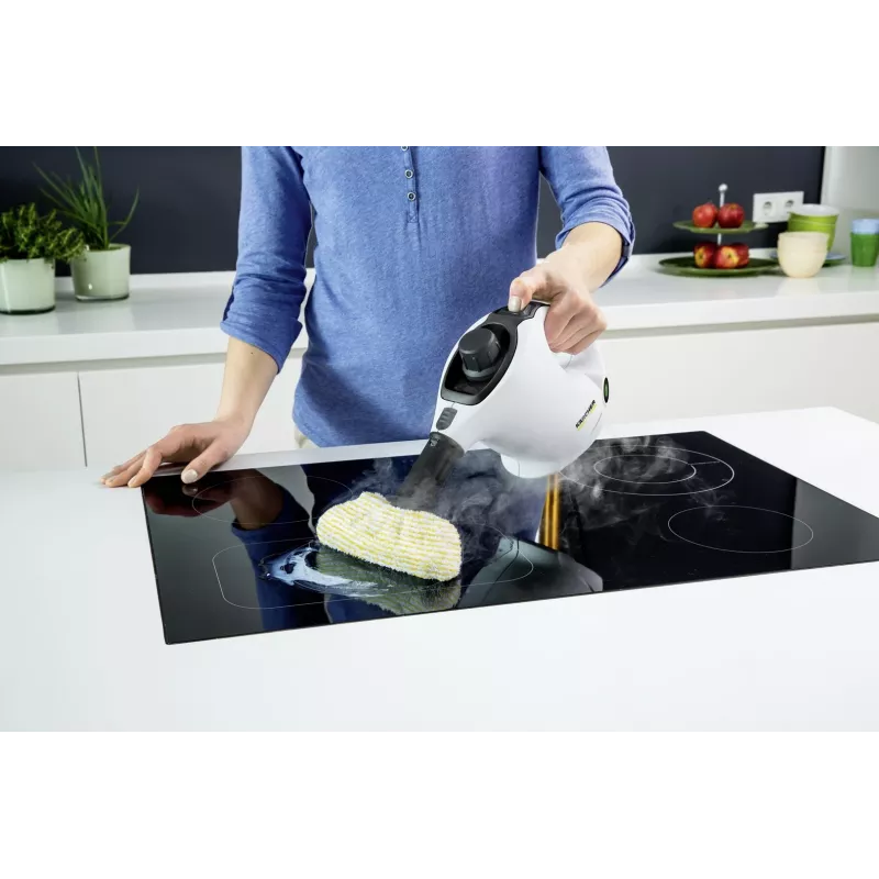 Kärcher SC 1 EasyFix nešiojamasis garų valytuvas 1200 W juodas, baltas