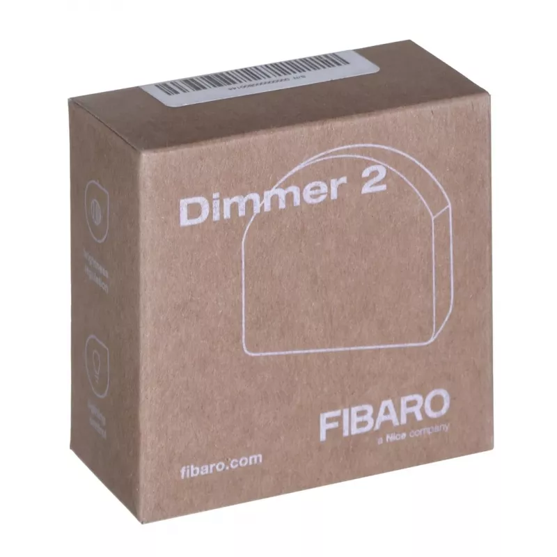Dimmer 2 Z-Wave Plus universalus pritemdymo modulis apšvietimui, 250 W, 3,6 V, juodas