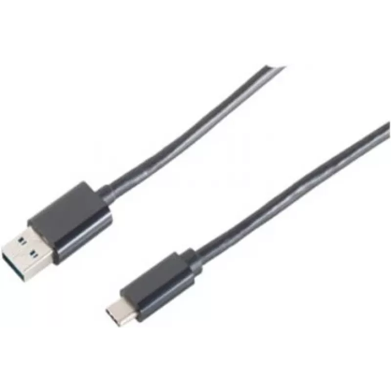 USB laidas ShiverPeaks BS14-10005 1m USB A USB C Juoda