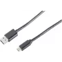 USB laidas ShiverPeaks BS14-10005 1m USB A USB C Juoda