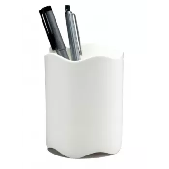 Rašiklių/pieštukų laikiklis “Durable 1701235010”, plastikinis, baltas