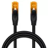 UTP komutacinis kabelis QOLTEC 30 m Cat6 2×RJ45 juodas