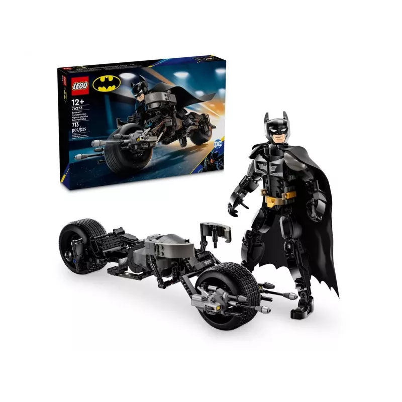 LEGO® DC Batman™: Betmeno konstruojama figurelė ir motociklas 76273