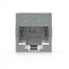 Inline RJ45 jungtis UBIQUITI UACC-RJ45-COUPLER-C6A Compact — RJ45 Cat6A tiesioginė jungtis