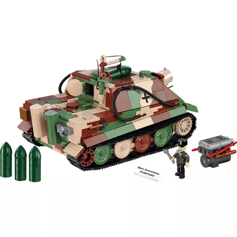 Statybinis rinkinys Cobi 38 cm Sturmmörser Sturmtiger 1100 vnt.