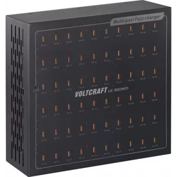 VOLTCRAFT UC-800W01 USB įkroviklis 800 W USB-C® USB PD juodas vidaus zonai USB maitinimo tiekimas (USB-PD) (VC-17275170)