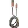 LC-POWER laidas USB-Lightning-1M-4 1m mėlynas/rožinis, USB A į Lightning (LC-C-USB-LIGHTNING-1M-4)