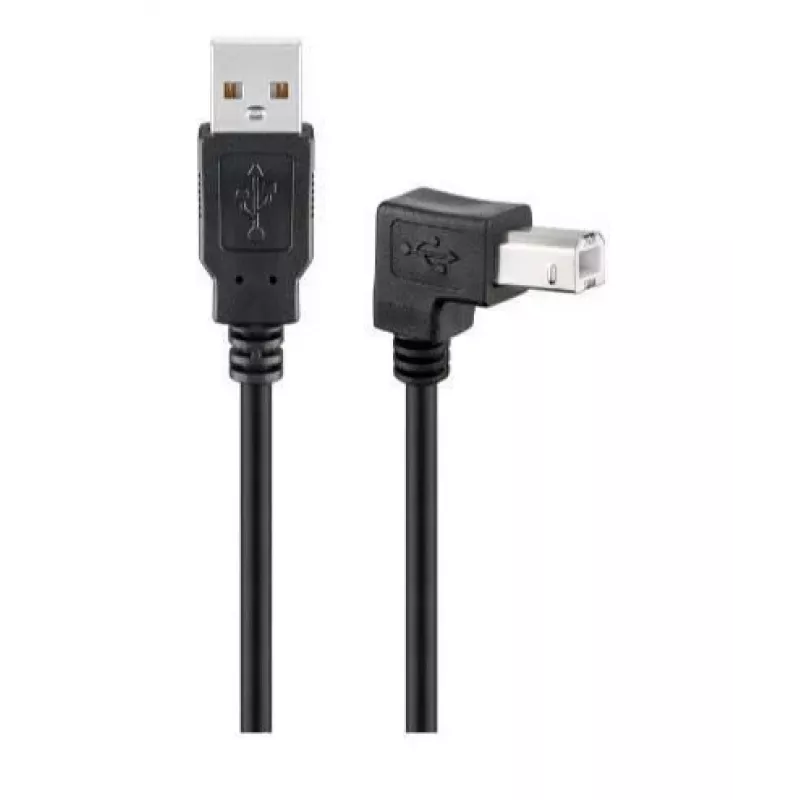 „Microconnect“ USBAB2kampuotas2 USB laidas USB 2.0 1,8 m USB A USB B juodas