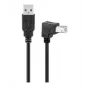 „Microconnect“ USBAB2kampuotas2 USB laidas USB 2.0 1,8 m USB A USB B juodas
