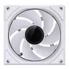 120 mm korpuso ventiliatorius Jonsbo ZK-120W Reverse ARGB White, 120 mm PWM, aptrauktas kabelis