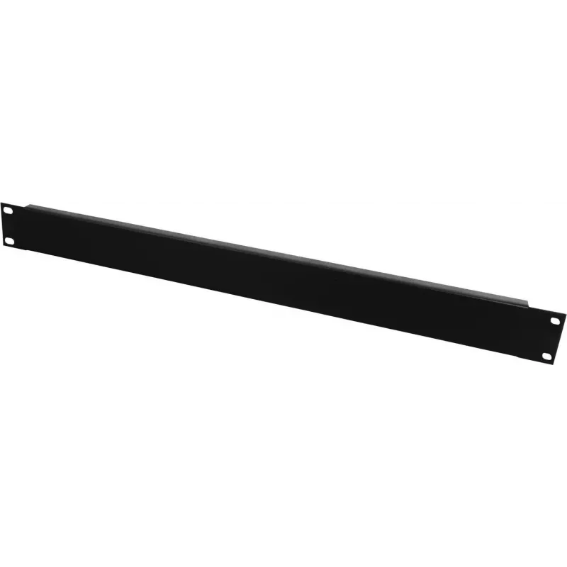 Stovo priekinė panelė Omnitronic Z-19U plieninė juoda 1U