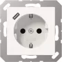 Schuko lizdas su USB A1520-18CWWTyp C (A1520-18CWW)