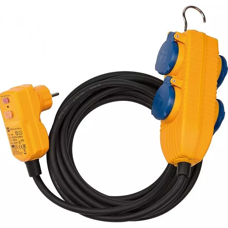 Maitinimo laidas Brennenstuhl 1168720010 juodas 5 m
