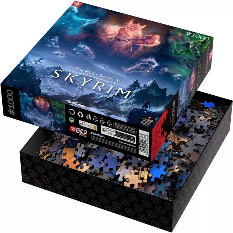 Dėlionė Good Loot Gaming - The Elder Scrolls V: Skyrim 1000 vnt.