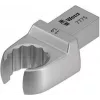 Wera 7775 įstatomas žiedinis veržliaraktis, atviras, SW 14 mm 05078654001 (05078654001)