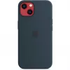 Apple silikoninis dėklas iPhone 13 su MagSafe (abyss Mėlyna)