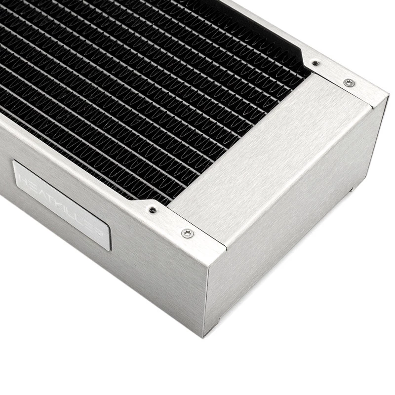 Radiatoriaus filtras Watercool 24121 — žalvaris/varis/nerūdijantis plienas, 278×120×48 mm