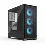 Fractal Design Pop 2 Air Juoda Solid vidutinio dydžio kompiuterio korpusas — ATX palaikymas, 3x 120 mm priekiniai ventiliatoriai, 2,5/3,5 colio diskų nišos, 215×481×462 mm