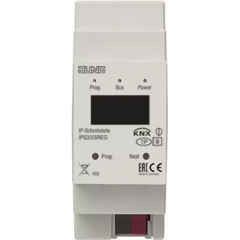 KNX IP sąsaja Jung IPS300SREG — KNX/IP tinklų sietuvas pastatų automatizavimui