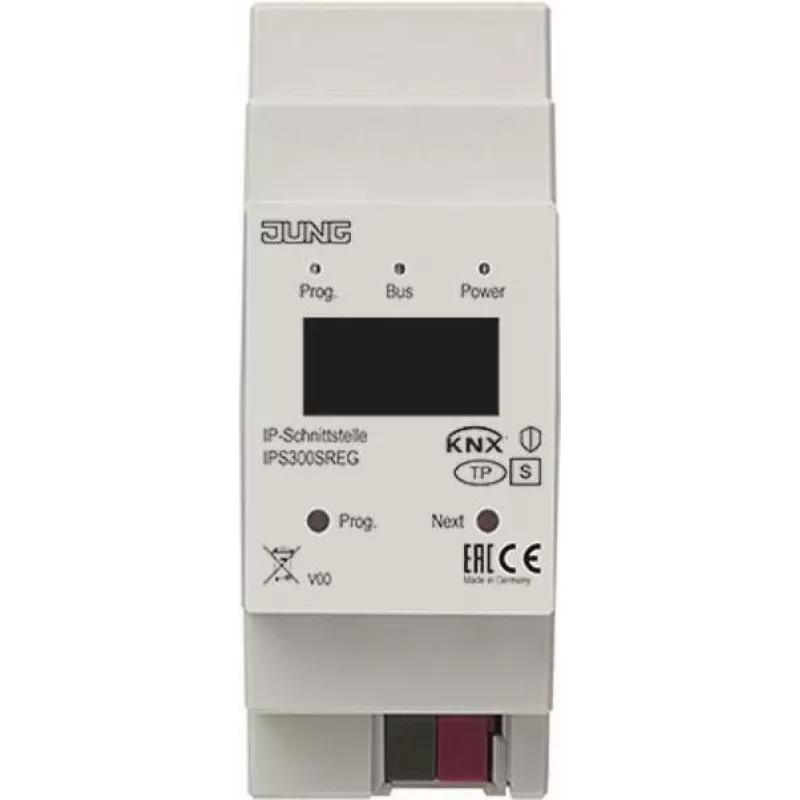 KNX IP sąsaja Jung IPS300SREG — KNX/IP tinklų sietuvas pastatų automatizavimui