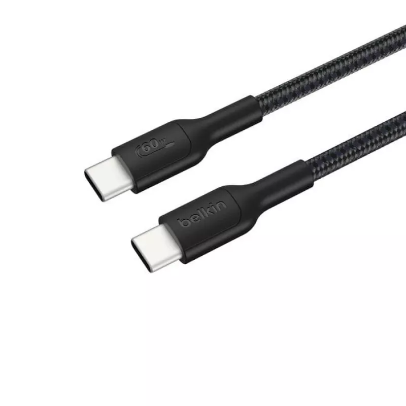 Belkin USB-C/USB-C žaidimų laidas 2 m pintas Switch 2 ENA008hq2MBK (ENA008HQ2MBK)