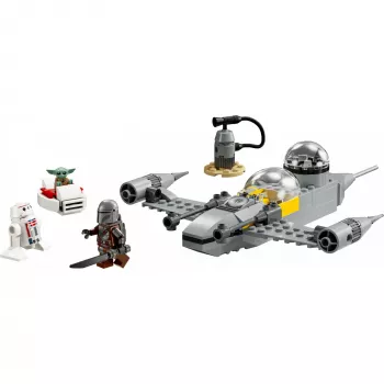 LEGO Star Wars rinkinys 75410 N-1 naikintuvo modelis su 92 detalėmis, minifigūros Mando ir Grogu